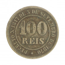V-015 100 Réis 1885 BC/MBC