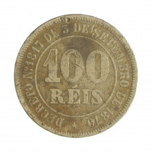 V-012A 100 Réis 1882 BC/MBC