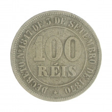 V-011 100 Réis 1881 MBC