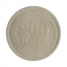 V-022 200 Réis 1880 BC/MBC