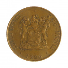 Km#83 2 Cents 1986 MBC África do Sul África Bronze 22.45(mm) 4(gr)