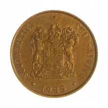 Km#83 2 Cents 1985 MBC+ África do Sul África Bronze 22.45(mm) 4(gr)