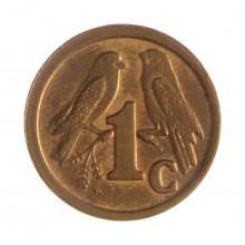 Km#132 1 Cent 1992 MBC África do Sul África Aço com revestimento de cobre 15(mm) 1.5(gr)