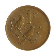 Km#82 1 Cent 1989 MBC África do Sul África Bronze 19.05(mm) 3(gr)