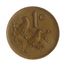 Km#82 1 Cent 1985 MBC África do Sul África Bronze 19.05(mm) 3(gr)