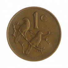 Km#82 1 Cent 1975 MBC África do Sul África Bronze 19.05(mm) 3(gr)