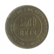 V-025 50 Réis 1886 BC/MBC *