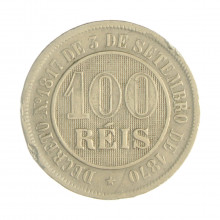V-029 100 Réis 1887 BC/MBC