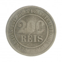 V-034 200 Réis 1888 BC/MBC