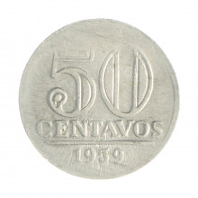 V-271 50 Centavos 1959 SOB Batida Fraca "Zero"