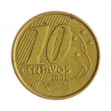 10 Centavos 2001 MBC+ Batida Dupla 