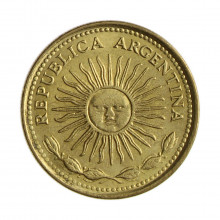 Km#72 10 Pesos 1978 FC Argentina América Bronze Alumínio 25(mm) 6.5(gr)