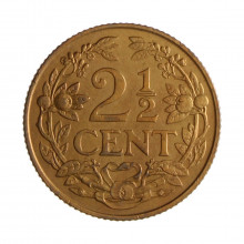 Km#5 2.5 Cents 1959 MBC/SOB Antilhas Holandesas América Bronze 23.5(mm) 4(gr)