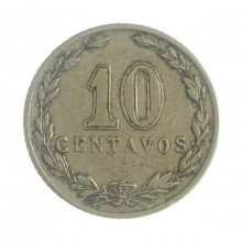 Km#35 10 Centavos 1920 MBC Argentina América Cupro-Níquel 19(mm) 3(gr)