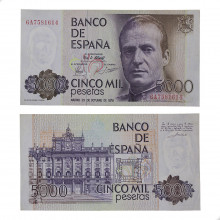 P#160a.3 5 000 Pesetas 1979 SOB/FE Espanha Europa