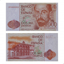 P#159a.3 2 000 Pesetas 1980 SOB/FE Espanha Europa