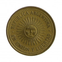 Km#109 5 Centavos 1992 MBC Argentina América Bronze Alumínio 17.2(mm) 2.02(gr)