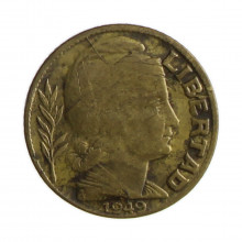 Km#40 5 Centavos 1949 MBC Argentina América Bronze Alumínio 17(mm) 2(gr)