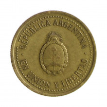 Km#107 10 Centavos 1992 MBC+ Argentina América Bronze Alumínio 18.2(mm) 2.25(gr)