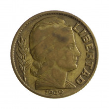 Km#41 10 Centavos 1949 MBC Argentina América Bronze Alumínio 19.5(mm) 3(gr)