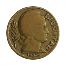 Km#41 10 Centavos 1948 MBC Argentina América Bronze Alumínio 19.5(mm) 3(gr)