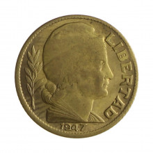 Km#41 10 Centavos 1947 MBC Argentina América Bronze Alumínio 19.5(mm) 3(gr)