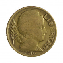 Km#41 10 Centavos 1946 MBC Argentina América Bronze Alumínio 19.5(mm) 3(gr)