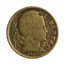 Km#41 10 Centavos 1942 BC Argentina América Bronze Alumínio 19.5(mm) 3(gr)