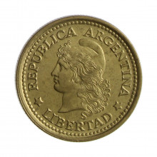 Km#68 50 Centavos 1975 MBC+ Argentina América Bronze Alumínio 20.5(mm) 4.35(gr)
