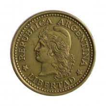 Km#68 50 Centavos 1971 MBC+ Argentina América Bronze Alumínio 20.5(mm) 4.35(gr)