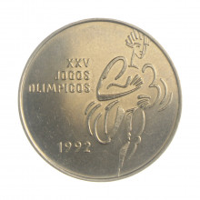 Km#662 200 Escudos 1992 SOB Portugal Europa XXV Jogos Olímpicos em Barcelona