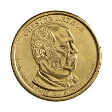 1 Dollar 2012 D FC Chester Arthur 21st