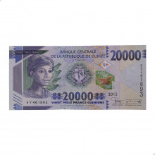 P#50a 20000 Francs 2015 FE Guiné África
