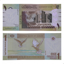 P#64r 1 Pound 2006 FE Sudão África