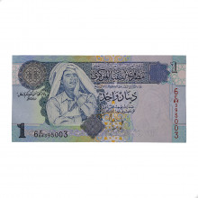 P#68 1 Dinar 2004 FE Líbia África