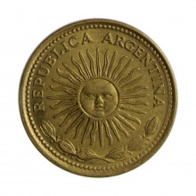 Km#72 10 Pesos 1976 BA MBC Argentina América Bronze Alumínio 25(mm) 6.5(gr)