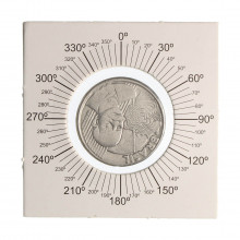 Moeda V-553 50 Centavos 2008 MBC Reverso Invertido Aço Inoxidável Ø23mm 7,8gr.