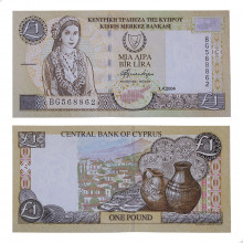 P#60d 1 Pound 2004 FE Cyprus Europa