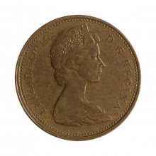 Km#59.1 1 Cent 1976 MBC Canadá América Bronze 19.05(mm) 3.24(gr)
