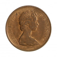 Km#59.1 1 Cent 1975 MBC+ Canadá América Bronze 19.05(mm) 3.24(gr)
