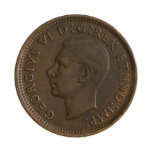 Km#32 1 Cent 1940 MBC Canadá América Bronze 19.05(mm) 3.24(gr)
