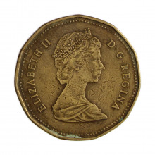 Km#157 1 Dólar 1988 MBC Canadá América Níquel com revestimento de bronze 26.5(mm) 7(gr)