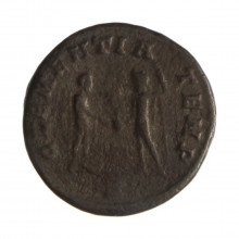 Império Romano Carimus 282/283 Antonimianus Ae 21mm - Coh 19 A/M. Aur. Carinus Mob Caes Clementina Temp. Escassa VF/F
