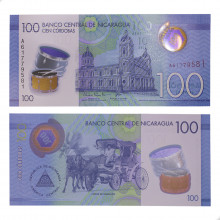 Cédula P#212 100 Córdobas 	2014-2021 	Nicarágua América FE