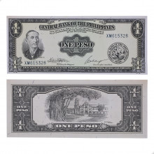 P#133h 1 Peso 1968-1970 FE Filipinas Ásia