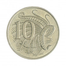 Km#402 10 Cents 2000 MBC Austrália Oceania Cupro-Níquel 23.6(mm) 5.66(gr)