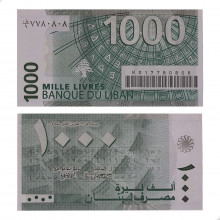P#84a 1 000 Livres 2004 FE Líbano Ásia