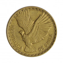 Km#193 2 Centésimos 1967 SO MBC Chile América Bronze alumínio 20(mm) 3(gr)