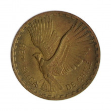 Km#193 2 Centésimos 1965 SO MBC Chile América Bronze alumínio 20(mm) 3(gr)