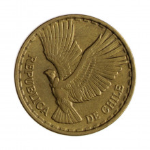 Km#191 10 Centésimos 1969 SO MBC Chile América Bronze de alumínio 27.17(mm) 8(gr)